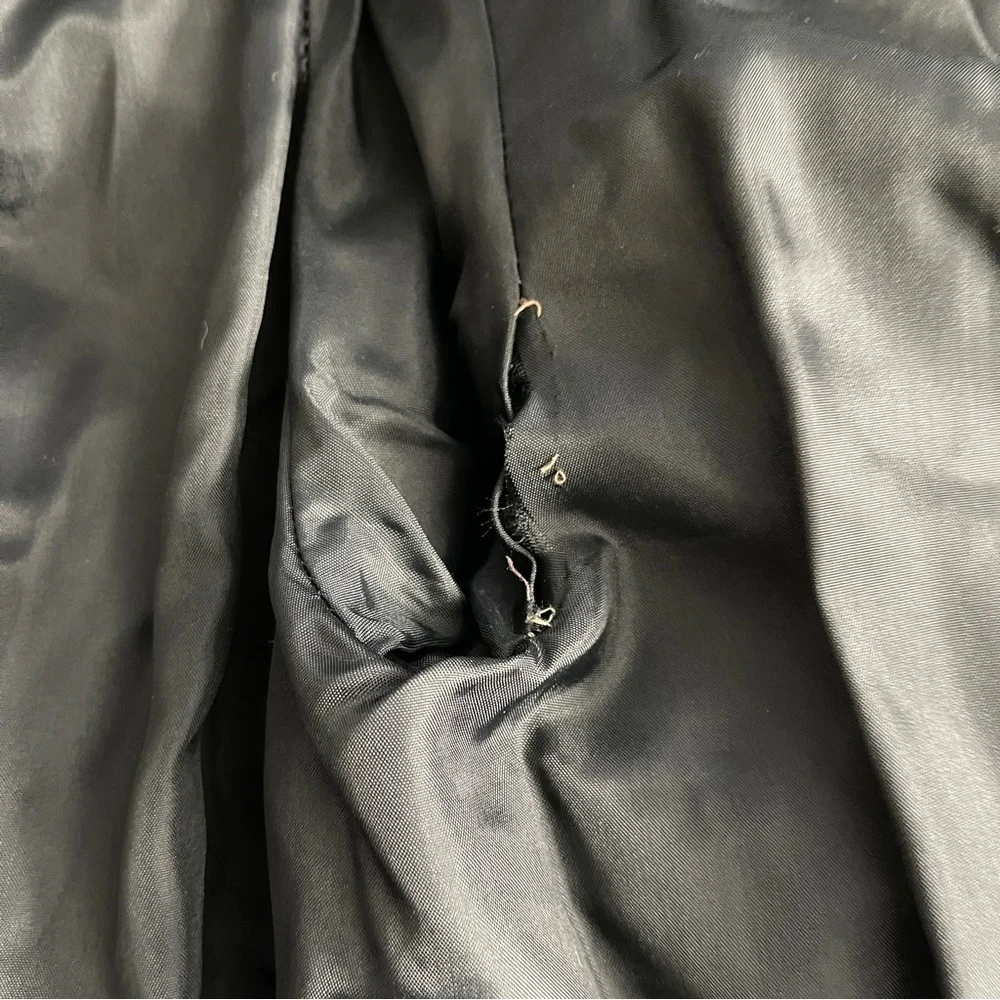 Vintage rabbit fur patchwork coat - size large, made in Korea - Picture 7 of 14